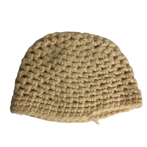 Vintage Girls chunky knit handmade winter hat - Picture 2 of 2